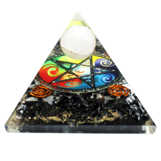 Orgonit-Pyramide – Mitternachtspentagon – 70 mm