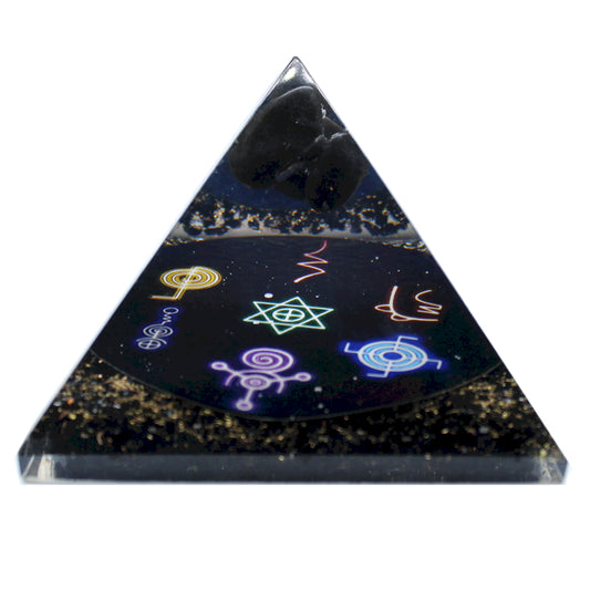 Orgonit-Pyramide – Mitternachts-Reiki – 90 mm