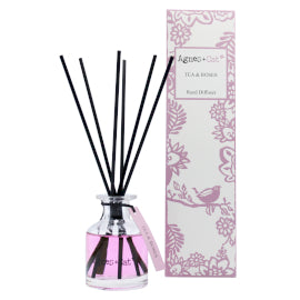 Box of 140 ml fragrance sticks – tea and roses