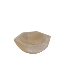 Selenit-Sechskantschale – 6 cm