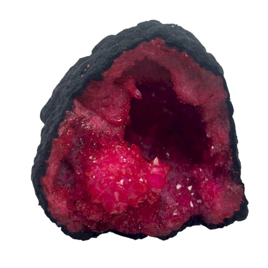 Farbige Calsite-Geoden – Black Rock – Dunkelrot