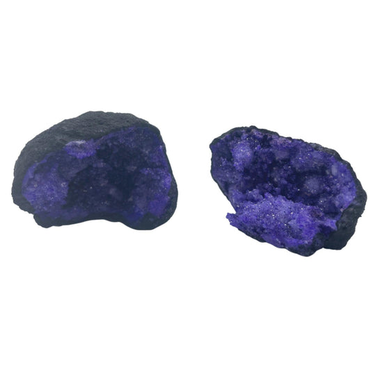 Farbige Calsite-Geoden – Black Rock – Blau