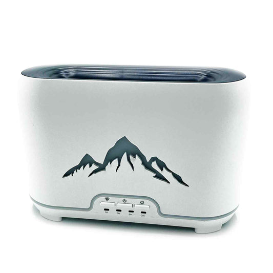 Himalayas Aroma Diffuser – USB-C – Fernbedienung – Flammeneffekt