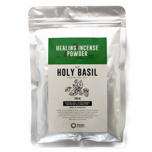 Healing Incense Powder – Holy Basil, 100 g