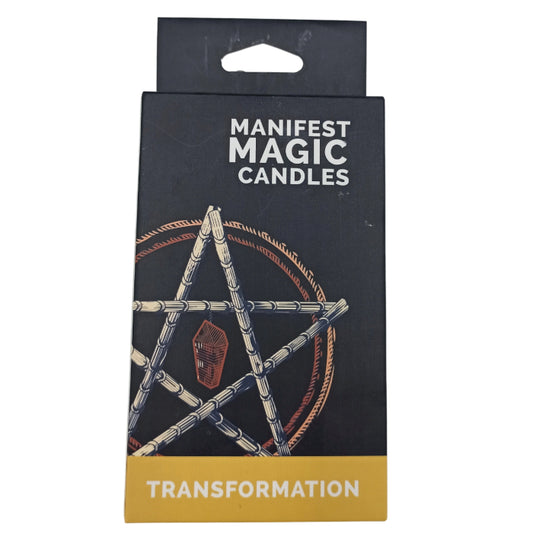 Manifest-Magiekerzen (12er-Pack) – Schwarz – Transformation
