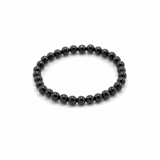Gemstone Manifestation Bracelet – Black Agate – Protection