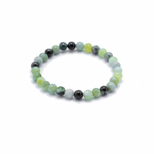 Edelstein-Manifestationen-Armband – Olivenjade – Heilung