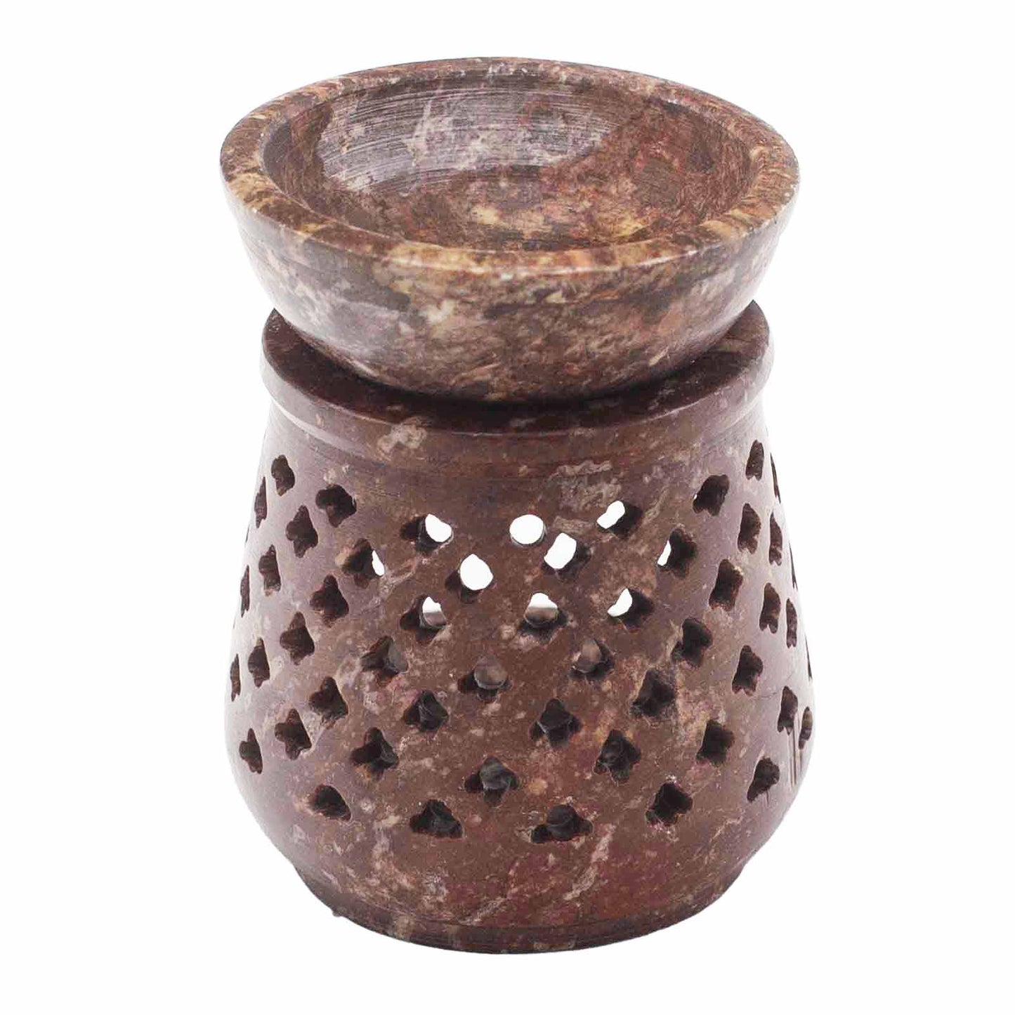 Small soapstone fragrance lamp 8 cm – Classic