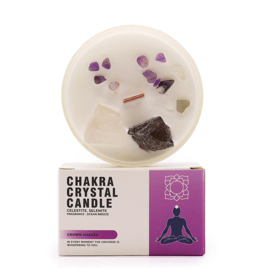 Chakra-Kristallkerzen – Kronenchakra