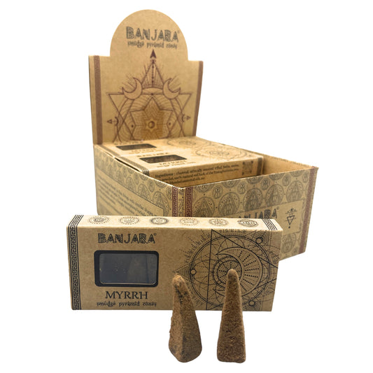 Banjara Smudge Pyramidenkegel – Myrrhe