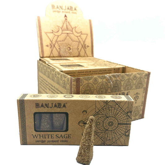 Banjara Smudge Pyramidenkegel – Weißer Salbei