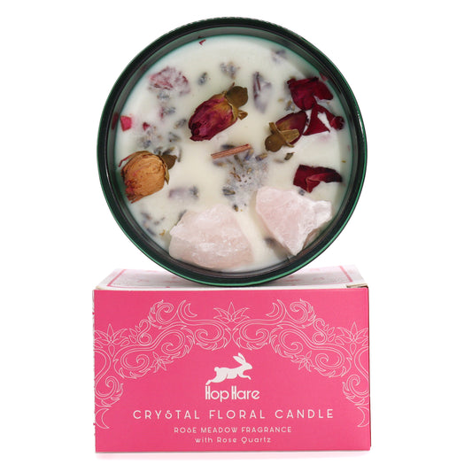 Hop Hare Crystal Magic Flower Kerze – The Lovers