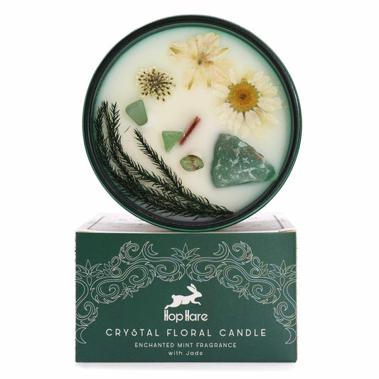 Hop Hare Crystal Magic Flower Kerze – Der Zauberer