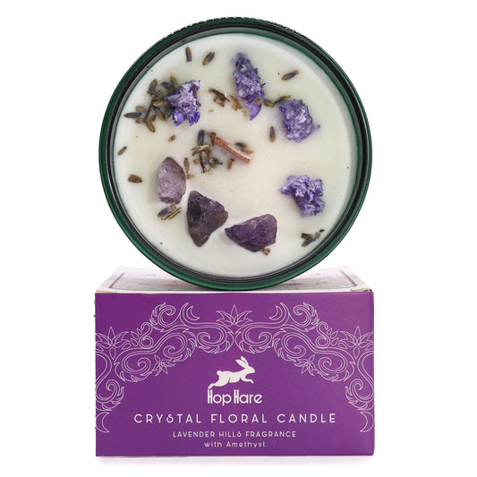Hop Hare Crystal Magic Flower Kerze – Der Mond