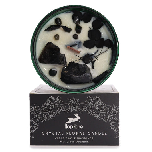 Hop Hare Crystal Magic Flower Kerze – Der König der Schwerter
