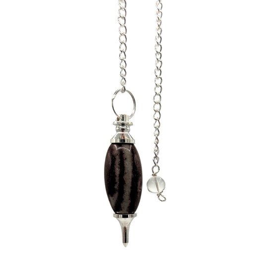 Shiva Lingam mit Spitzenpendel