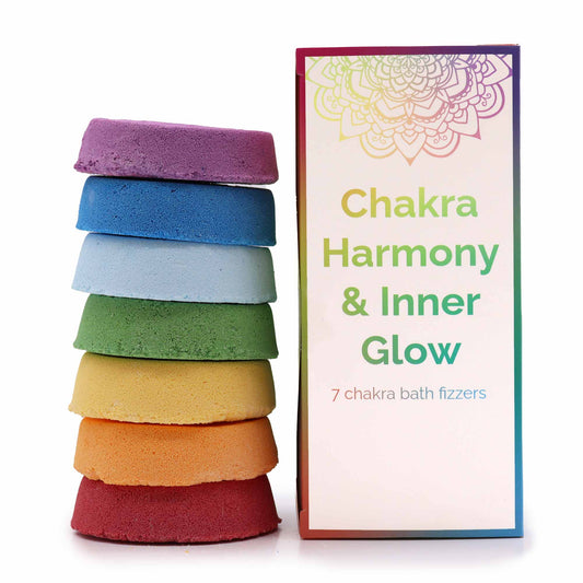 Chakra Badebombe  – Große Box – Chakra-Harmonie und inneres Leuchten