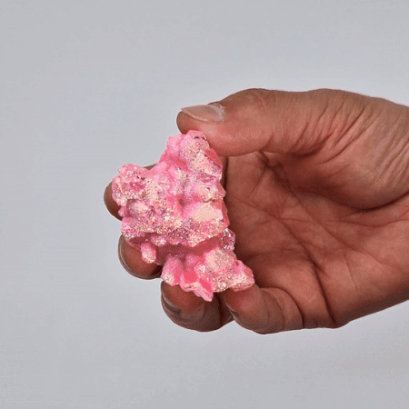 Mittelverstärkter natürlicher Quarz - Aura Rose Halo Quartz (approx 100-150gm 7-10cm)