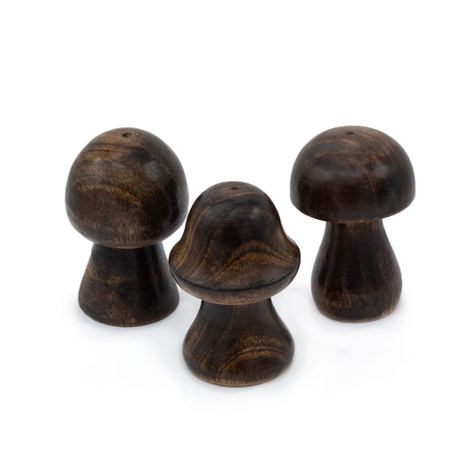 Set mit 3 Mini-Räucherpilzen (8 cm, 7 cm, 6,5 cm)