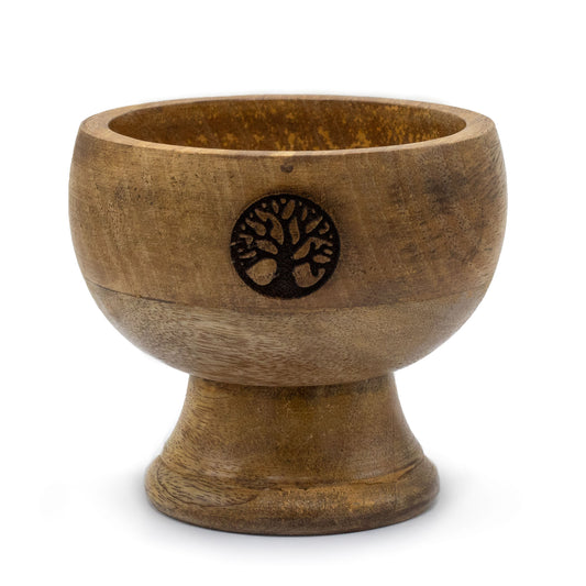 Ritualschale Räucherkegelhalter 11x10 cm – Baum des Lebens