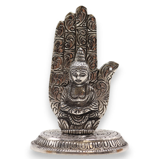 Handbuddha-Räucherstäbchenhalter, 13 x 9 cm