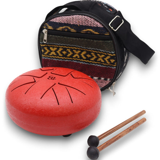 Stahlzungentrommel  Rot - OM - 16cm