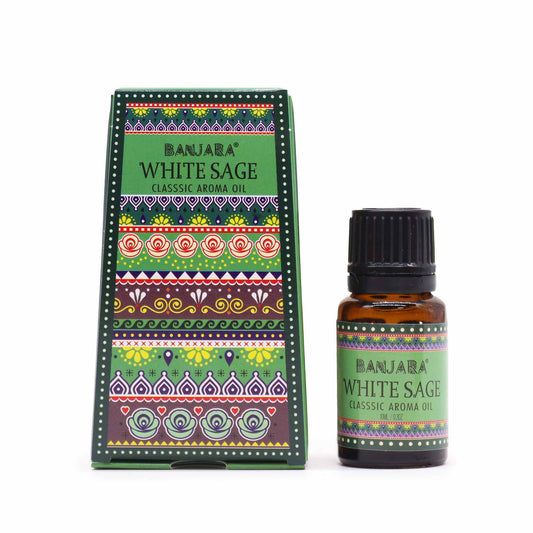 Banjara Indisches Duftöl 10 ml – Weißer Salbei