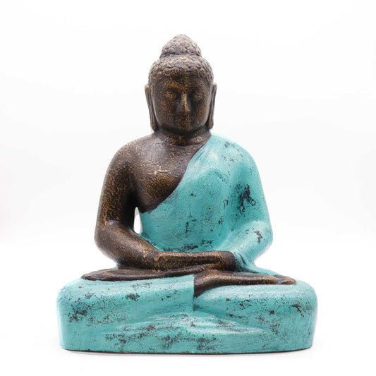 Mittlerer Buddha Classic Türkis & Stein – 0,5 m