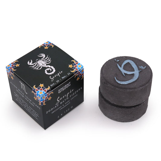 Set Badesprudler mit Sternzeichen und Horoskop – Skorpion