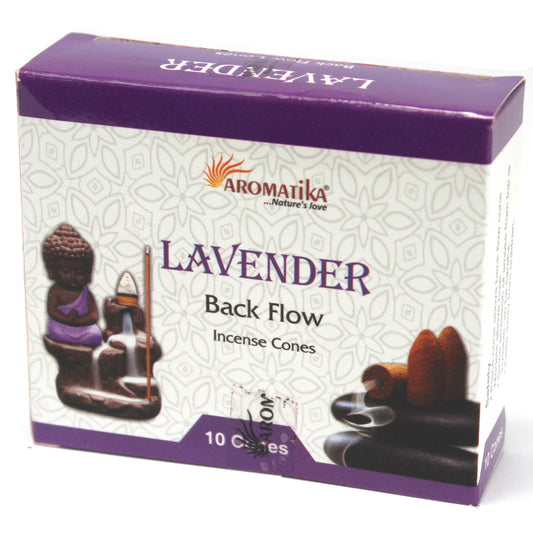 Aromatica Backflow-Räucherkegel – Lavendel