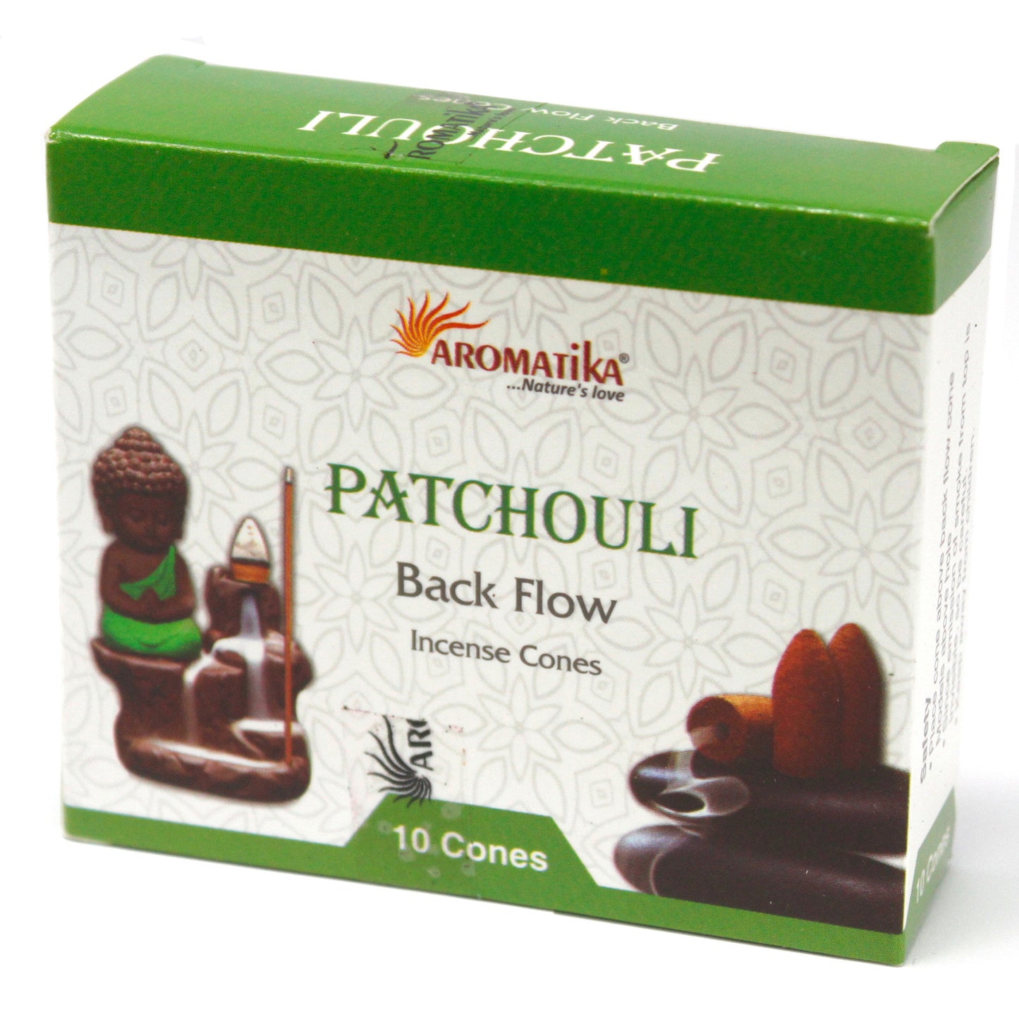 Aromatica Backflow-Räucherkegel – Patchouli