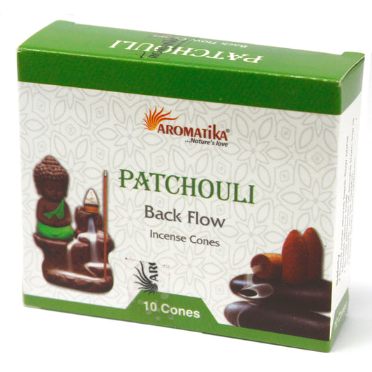 Aromatica Backflow-Räucherkegel – Patchouli