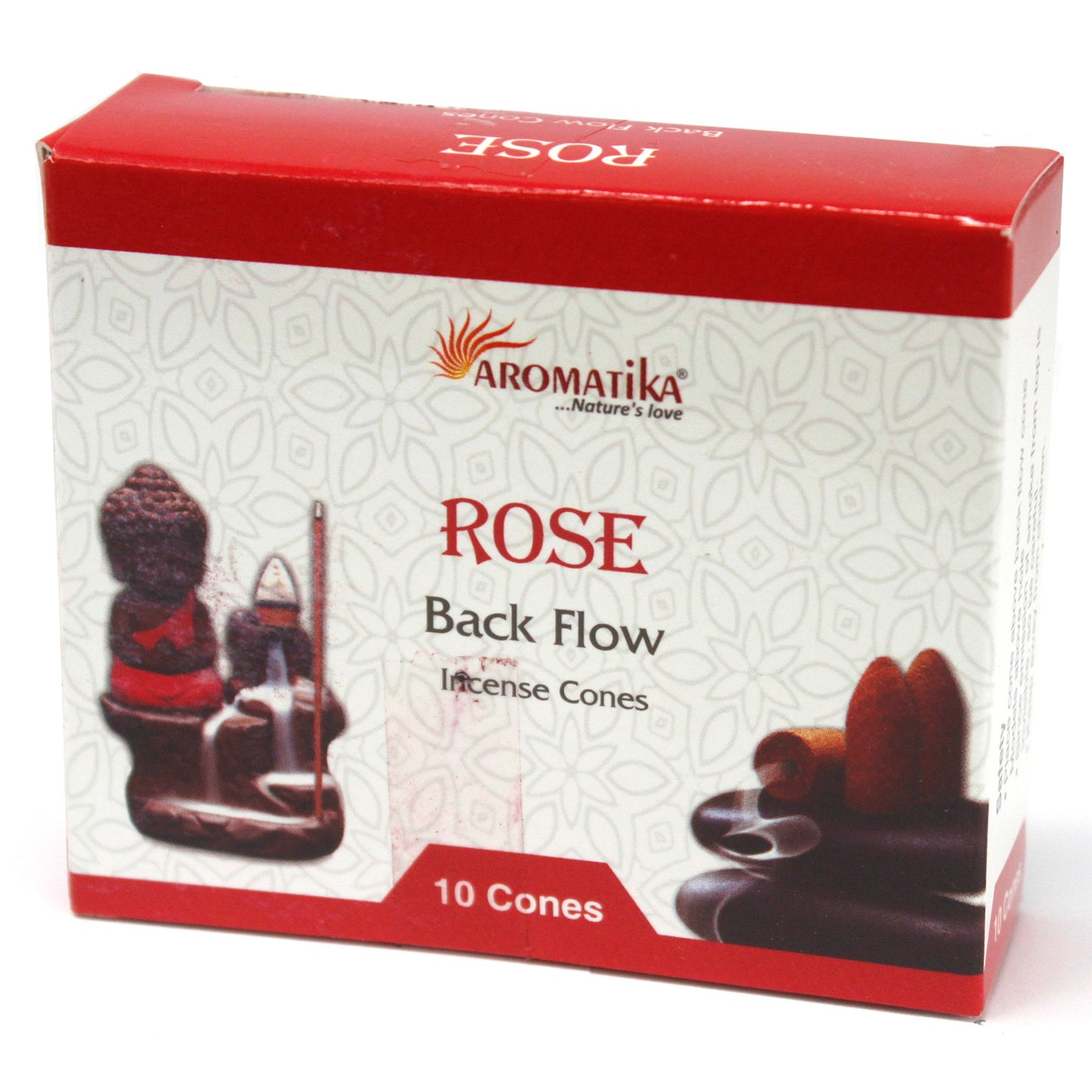 Aromatica Backflow-Räucherkegel – Rose