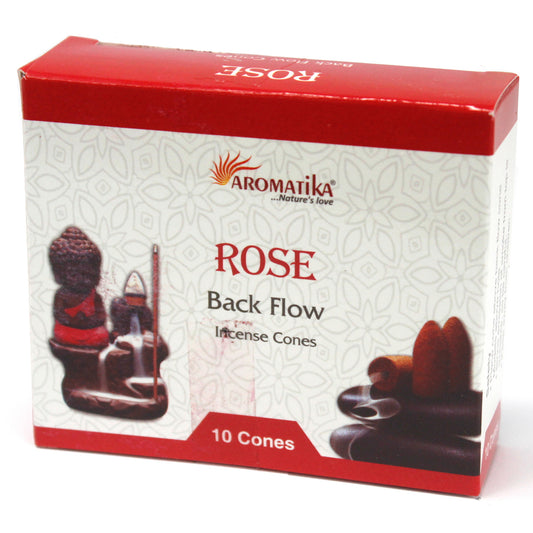 Aromatica Backflow-Räucherkegel – Rose