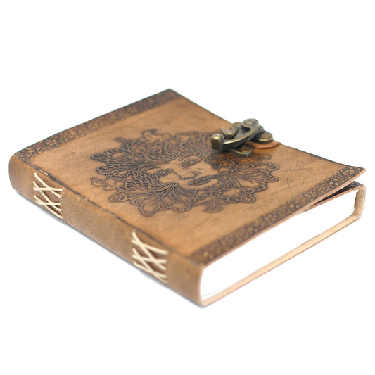 Greenman leather notebook (20 x 15 cm)
