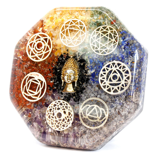 Orgonit-Schreibtisch-Kraftpakete – Buddha-Chakra – groß