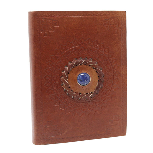 Lapis leather notebook, 17 x 12 cm