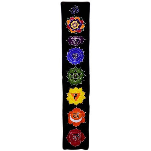 Chakra-Tropfenbanner – Mitternacht 183 x 35 cm