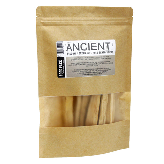100 g Green Tree Palo Santo Sticks, 10–15 Sticks