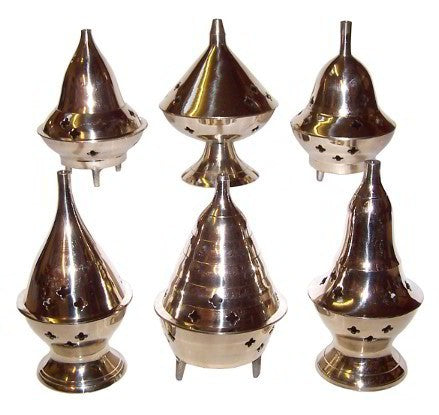 Räuchergefäß aus Messing, 10,2 cm (1 Stück)