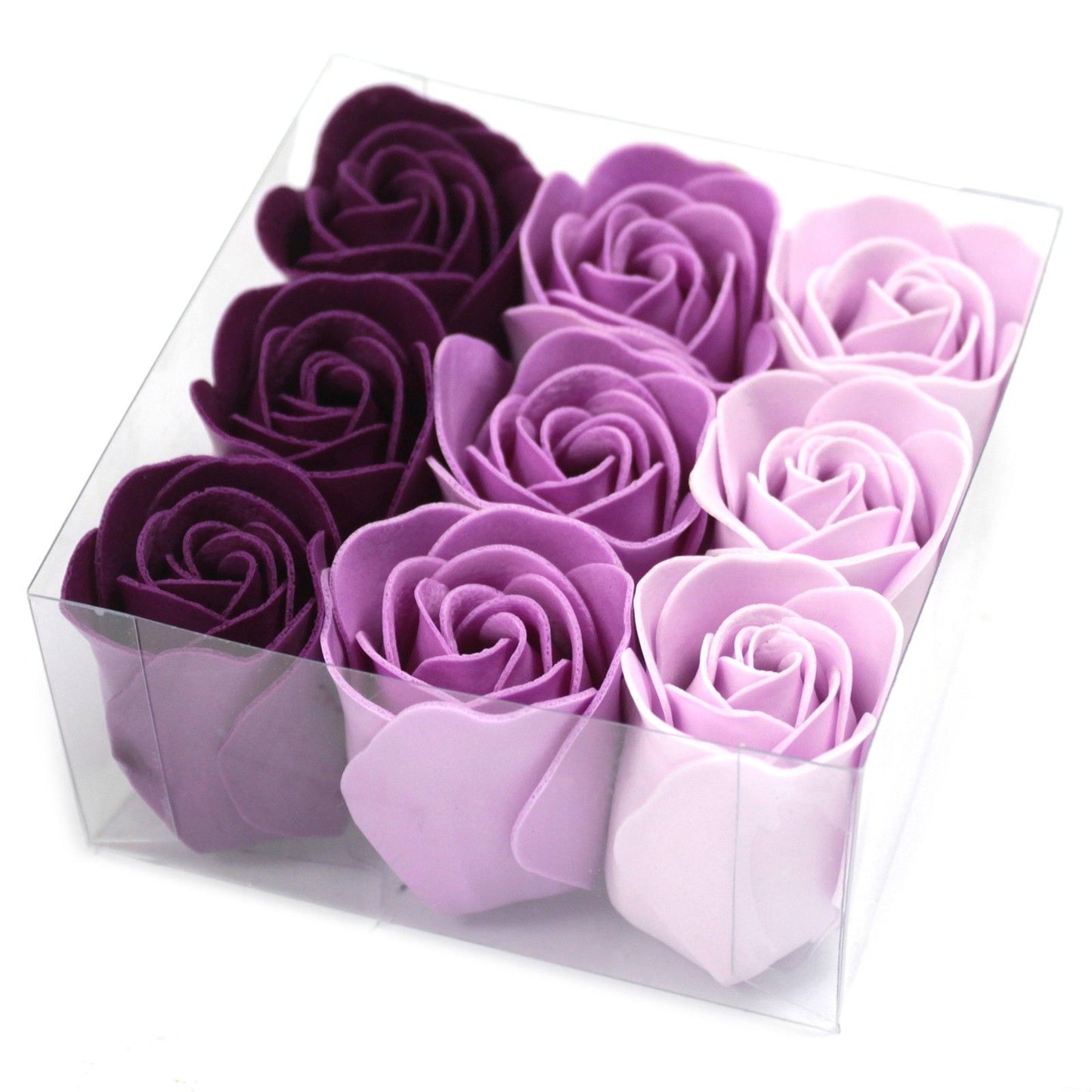 9er Set Seifenblumen- Lavendel Rose