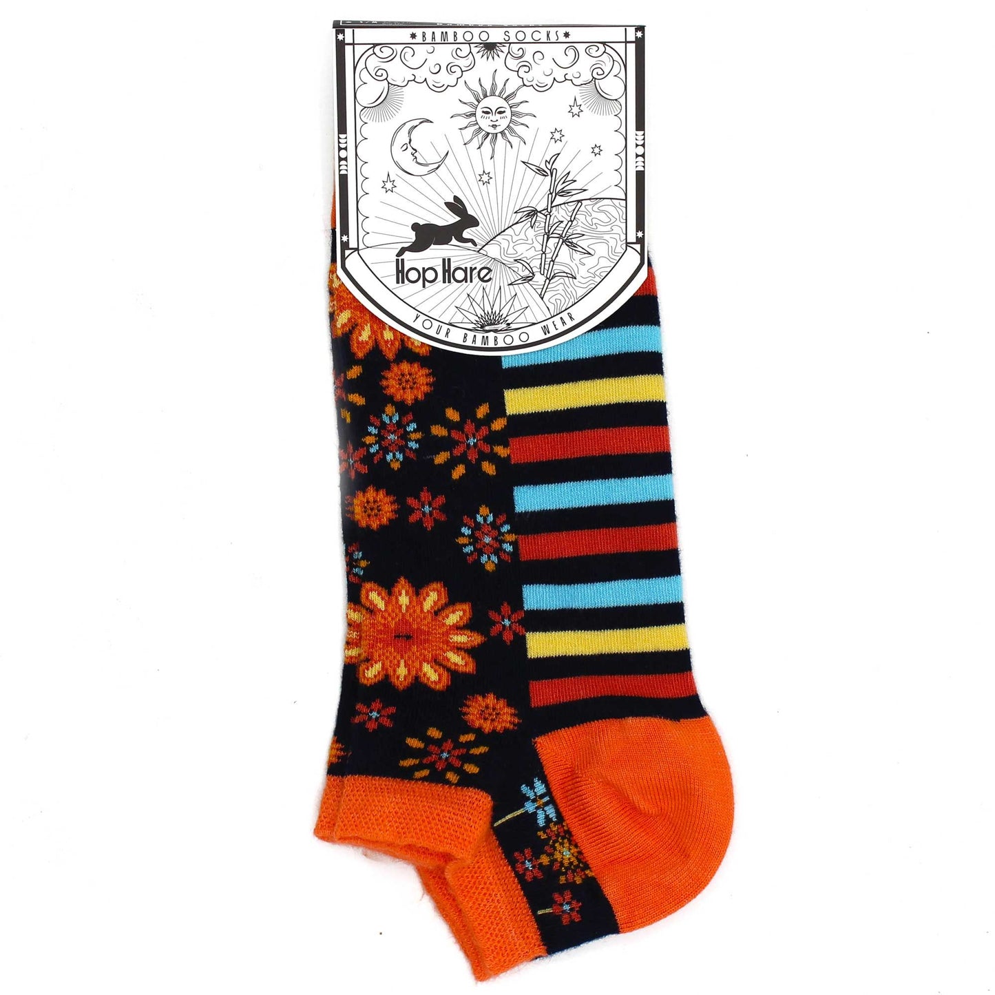 Hop Hare Bambussocken Low (36–40) – Mandala Flowers