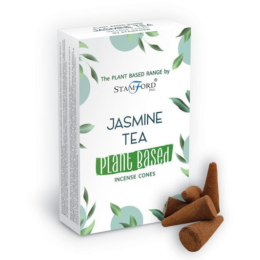 Pflanzliche Räucherkegel - Jasmin Tee