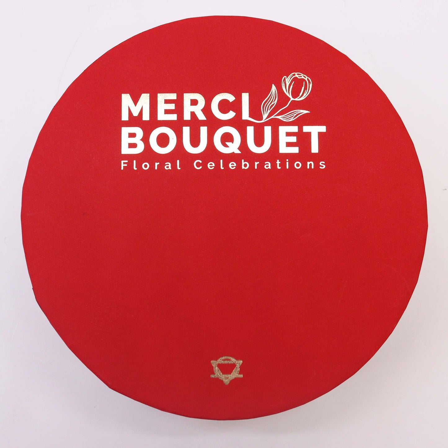 Seifenblumen-Geschenkbox – Classic Red Roses (Runde Box)