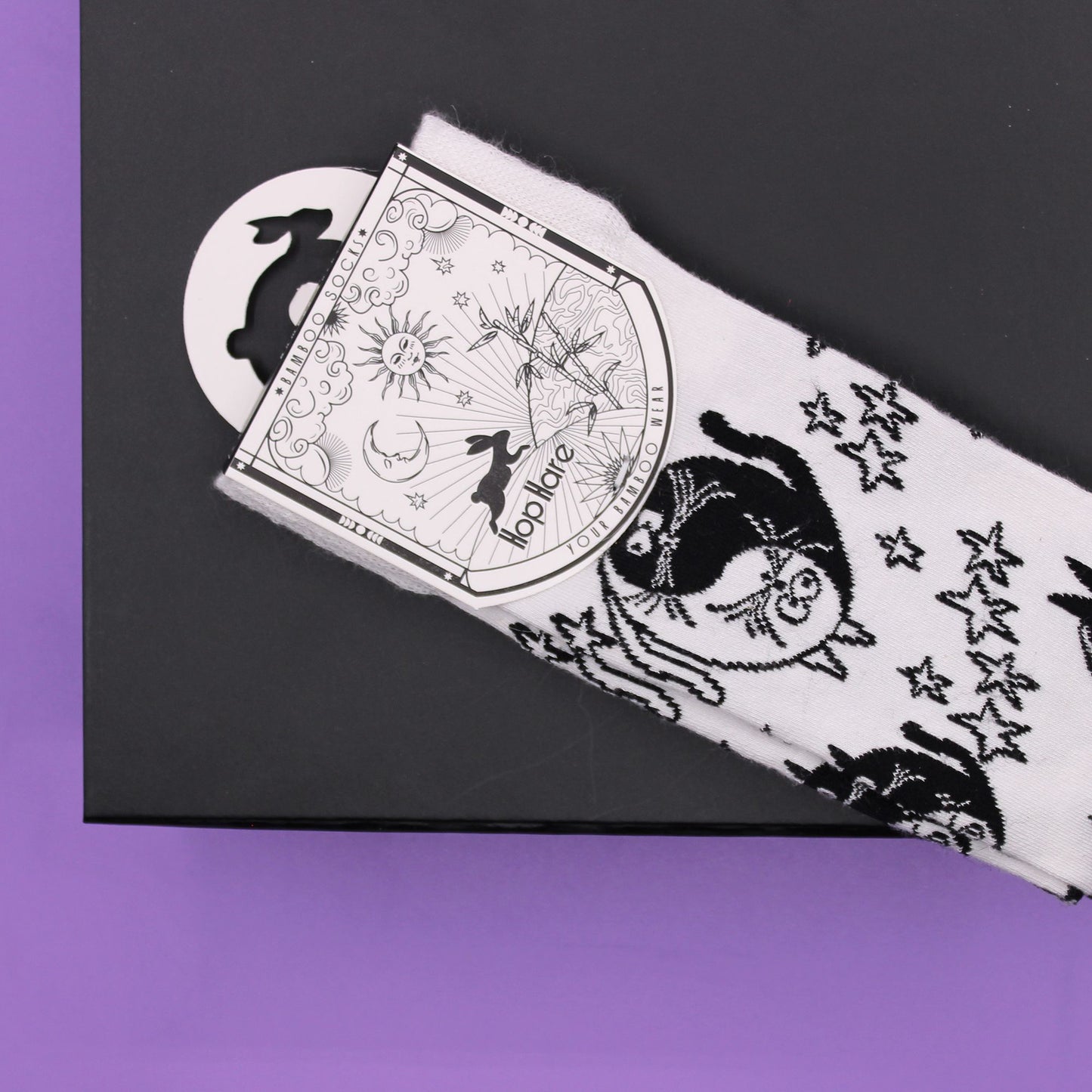 Hop Hare Bambussocken (36–40) – Yin Yang