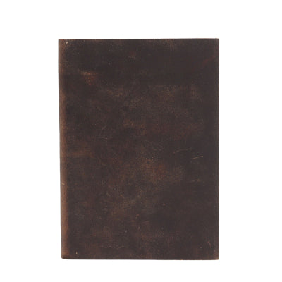 Black-brown daily notebook – 100 lined pages – 18 x 13 cm