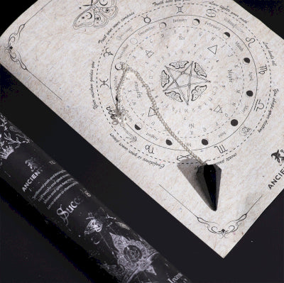 Witch Zauber Räucherstäbchen - Erfolg – Pendel aus schwarzem Obsidian