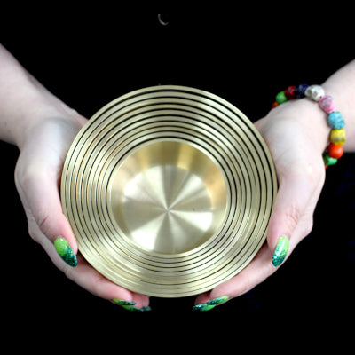 Set mit 10 Bell-Metallschalen