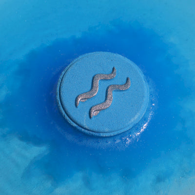 Set Badesprudler mit Sternzeichen und Horoskop – Wassermann
